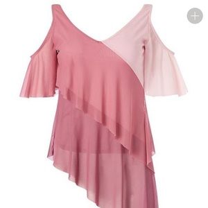 Venus cold shoulder overlay top